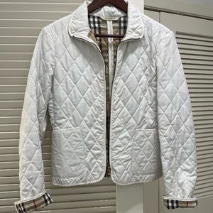 White Burberry jacket!